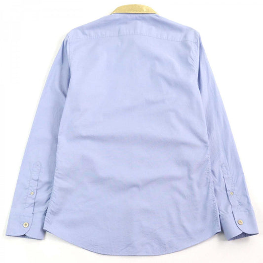 GUCCI Long sleeve shirt 521946 cotton Blue gold 41|16