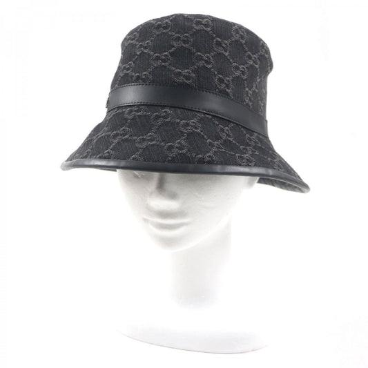 GUCCI hat 768647 cotton black L
