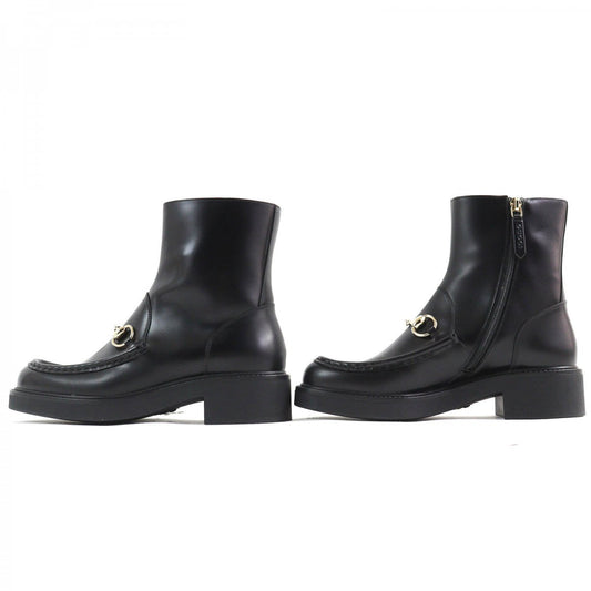 GUCCI Ankle boots 798724 leather black 37