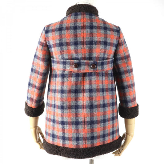 GUCCI coat 633365 wool multicolor 36