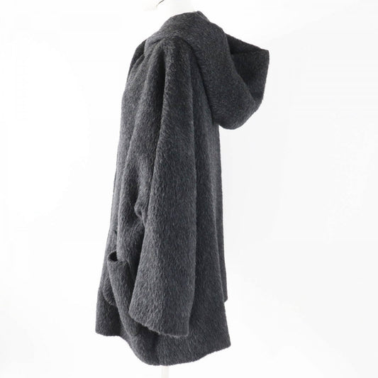 GUCCI coat alpaca Charcoal gray 40