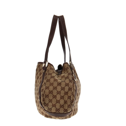 Gucci Abbey GG Hobo With Brown Leather Trims