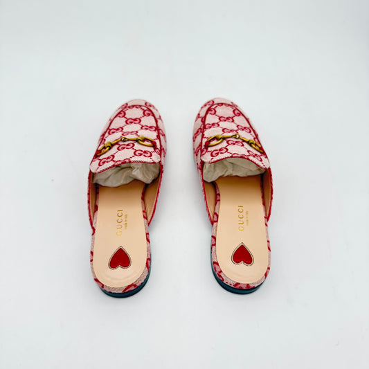 Gucci Cloth Flats Red US Women's Size 5.5 24080804