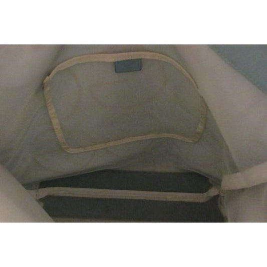 Gucci Bag Vintage Purses Teal Leather And Gg Leather Tote