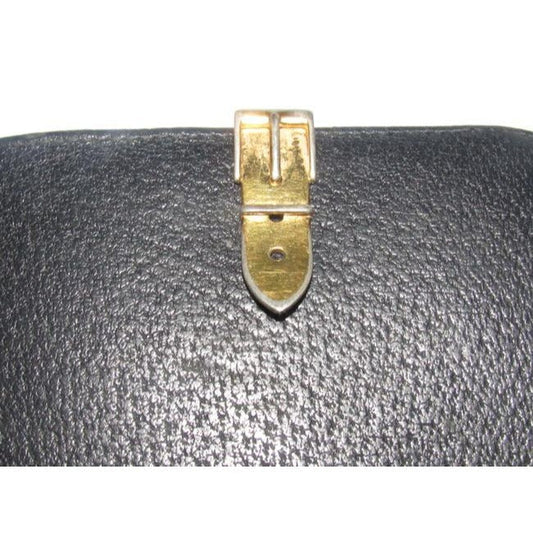 Gucci Black Textured Leather Vintage Wallet