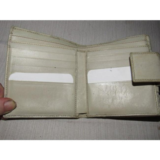 Gucci Guccissma Print Taupe Brown Leather Wallet