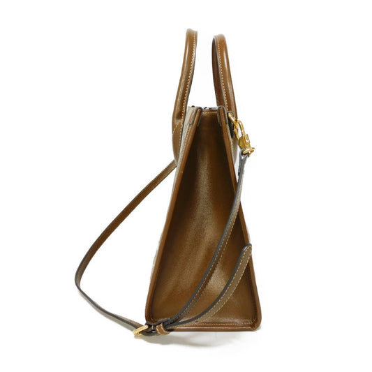 GUCCI Handbag 659983 UULBT 9683 Supreme canvas (polyurethane processing) x Calfskin leather beige GG Supreme Small Tote Bag