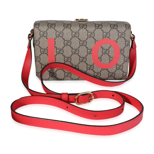 Gucci GG Supreme Valentine's Day Mini Box Bag