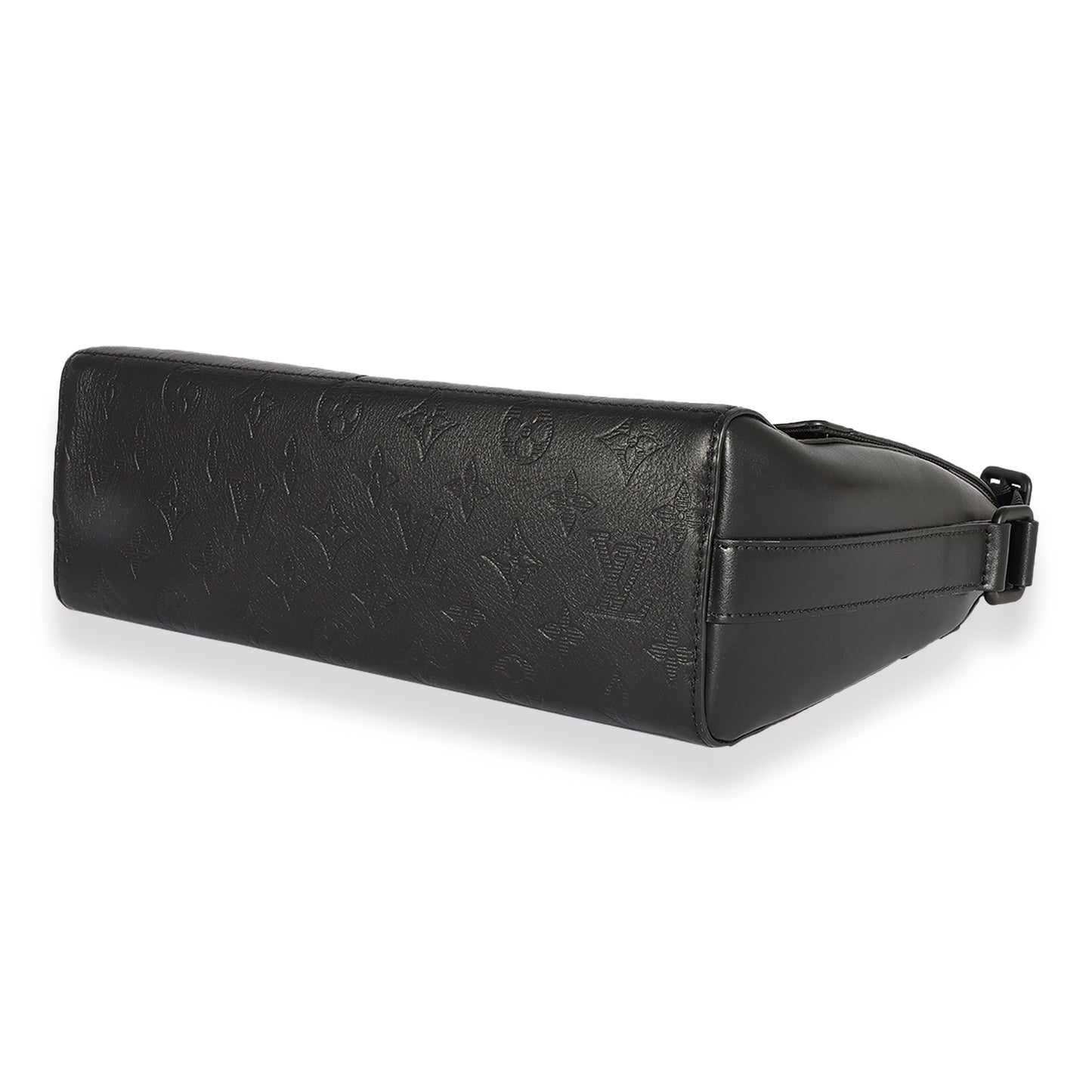 LOUIS VUITTON Black Monogram Shadow Sprinter Messenger