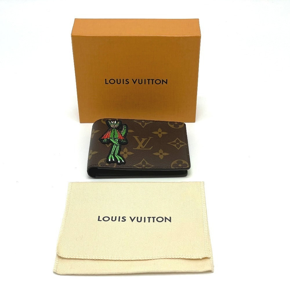 LOUIS VUITTON Folded wallet M80156 Monogram canvas Brown Animal Monogram Wallet