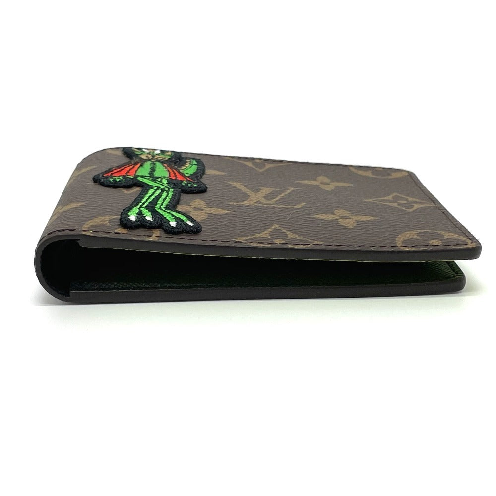 LOUIS VUITTON Folded wallet M80156 Monogram canvas Brown Animal Monogram Wallet