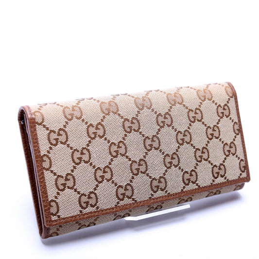 Gucci Canvas Long Wallet 346058