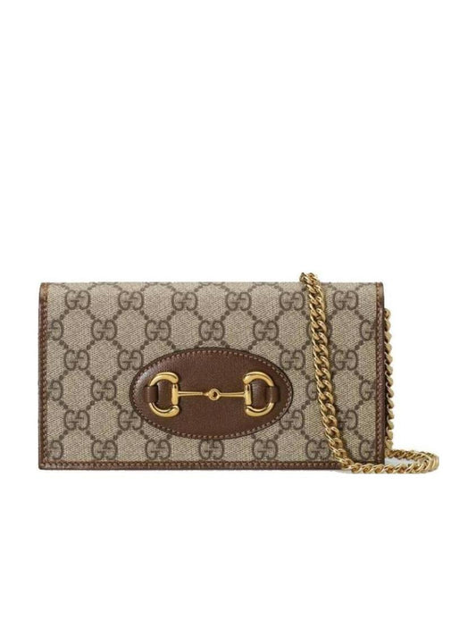 Gucci Horsebit 1955 Collection Chain Strap Wallet