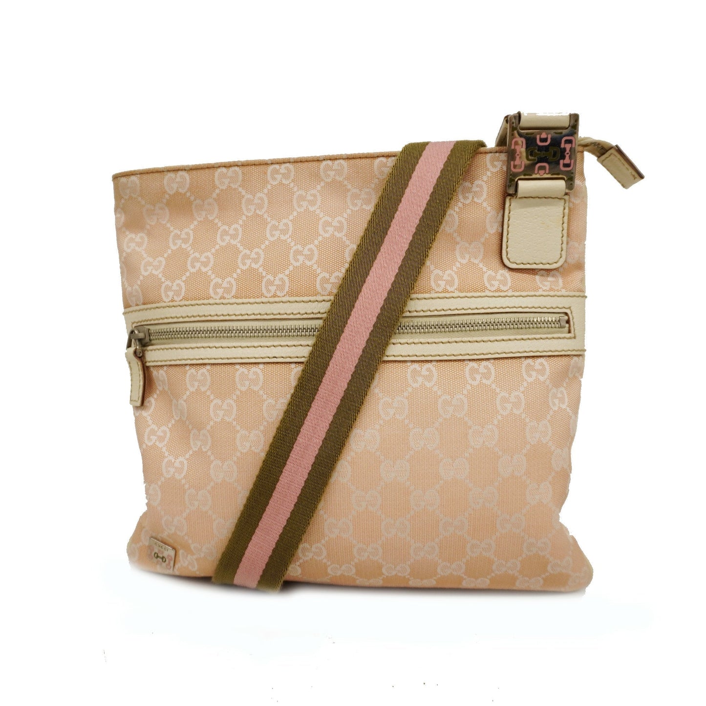 Gucci  Shoulder Bag 181067 Women's GG Canvas Shoulder Bag Light Pink