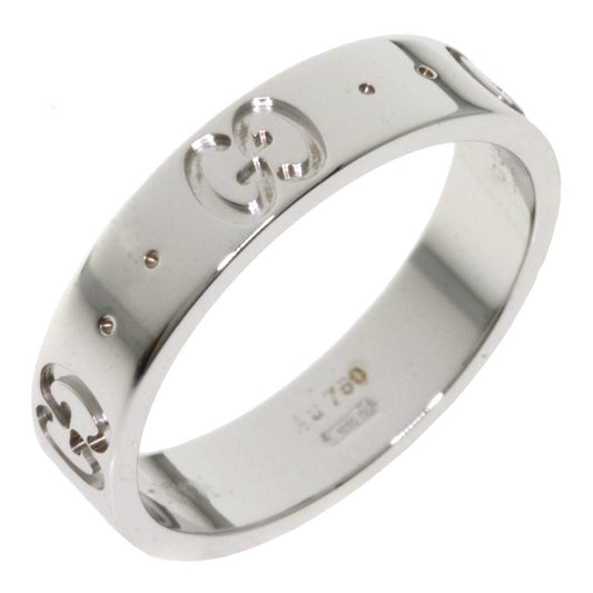 Gucci Icon # 8 Ring / K18 White Gold Ladies