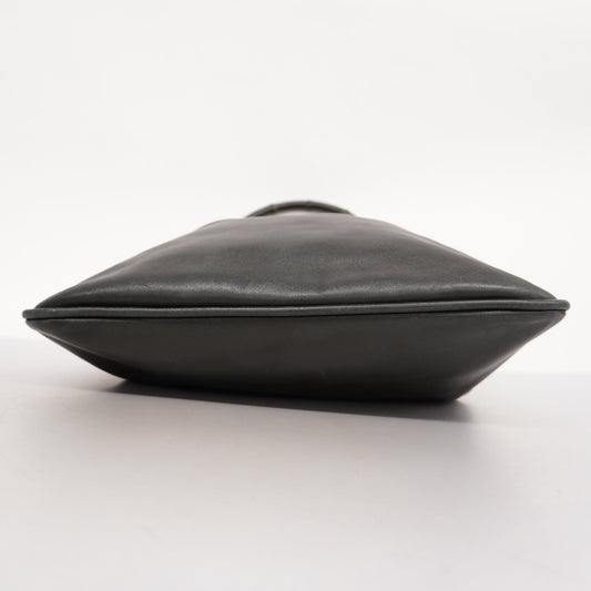GUCCI  Bamboo Shoulder Bag 001 4006 Women's Leather Shoulder Bag Black