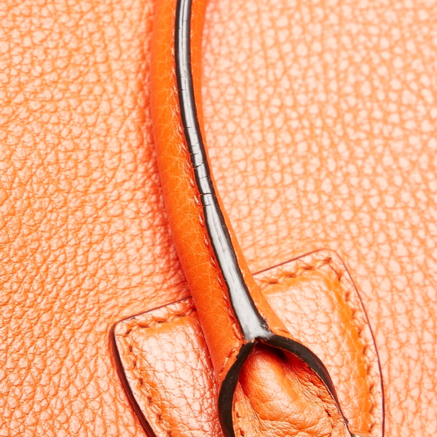 Gucci Interlocking G Handbag Shoulder Bag 449651 Orange Leather Ladies GUCCI