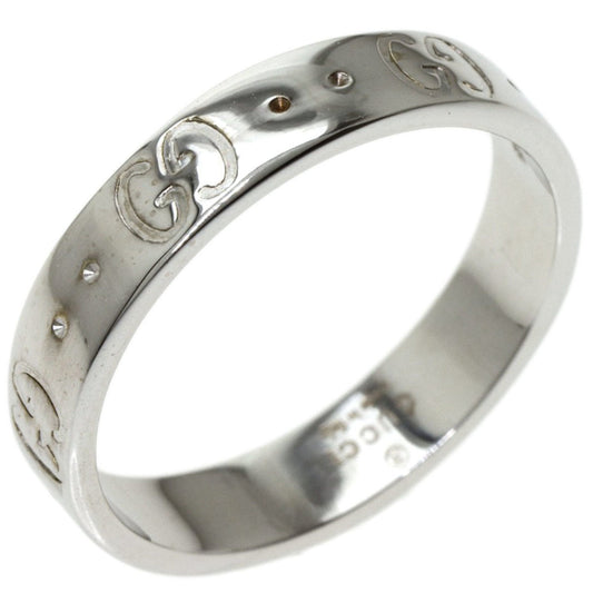 Gucci Icon #13 Ring K18 White Gold Ladies GUCCI