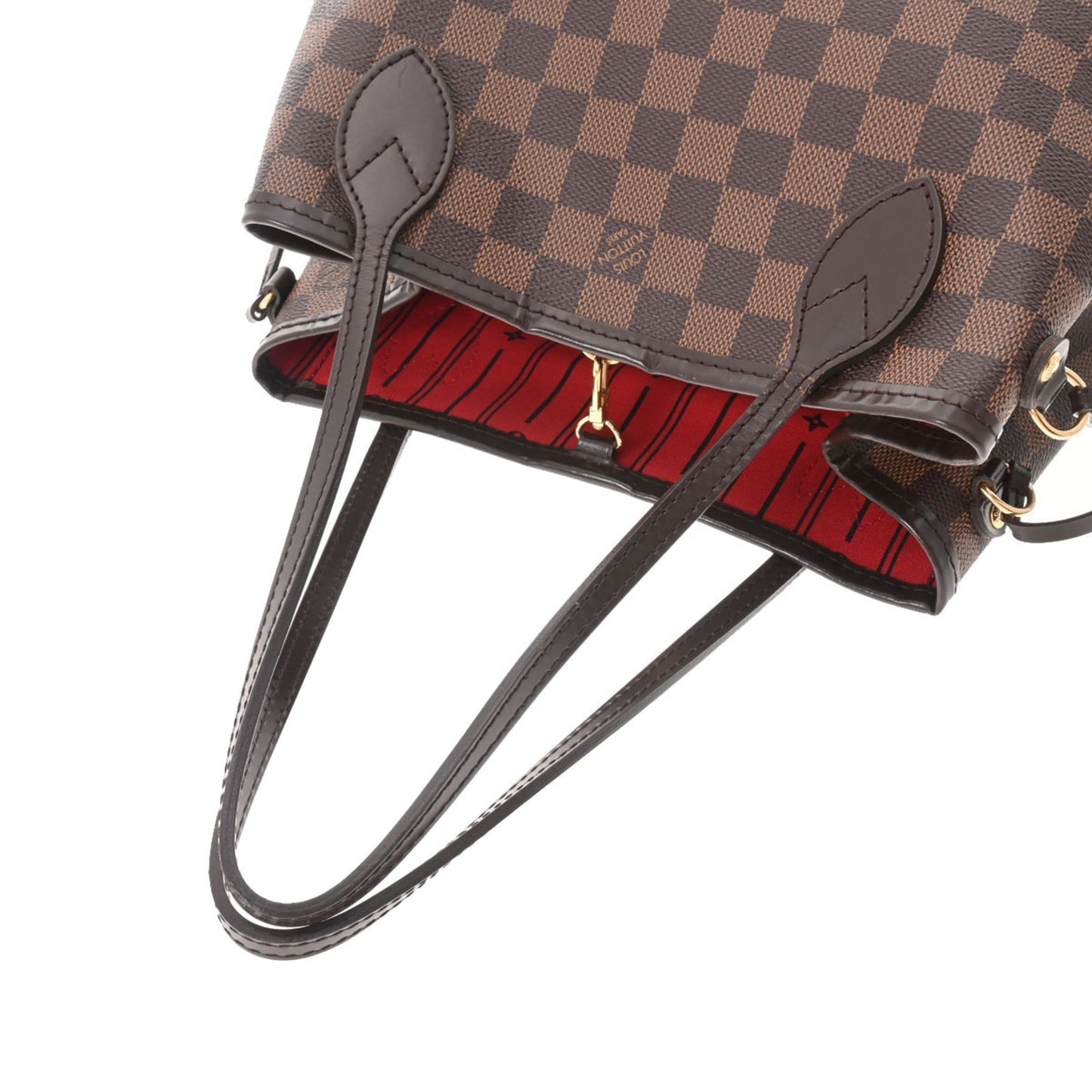 LOUIS VUITTON Damier Neverfull PM Brown N51109 Ladies Canvas Handbag