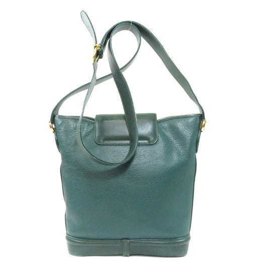 Gucci 001 084 1200 metal fittings motif shoulder bag leather ladies GUCCI