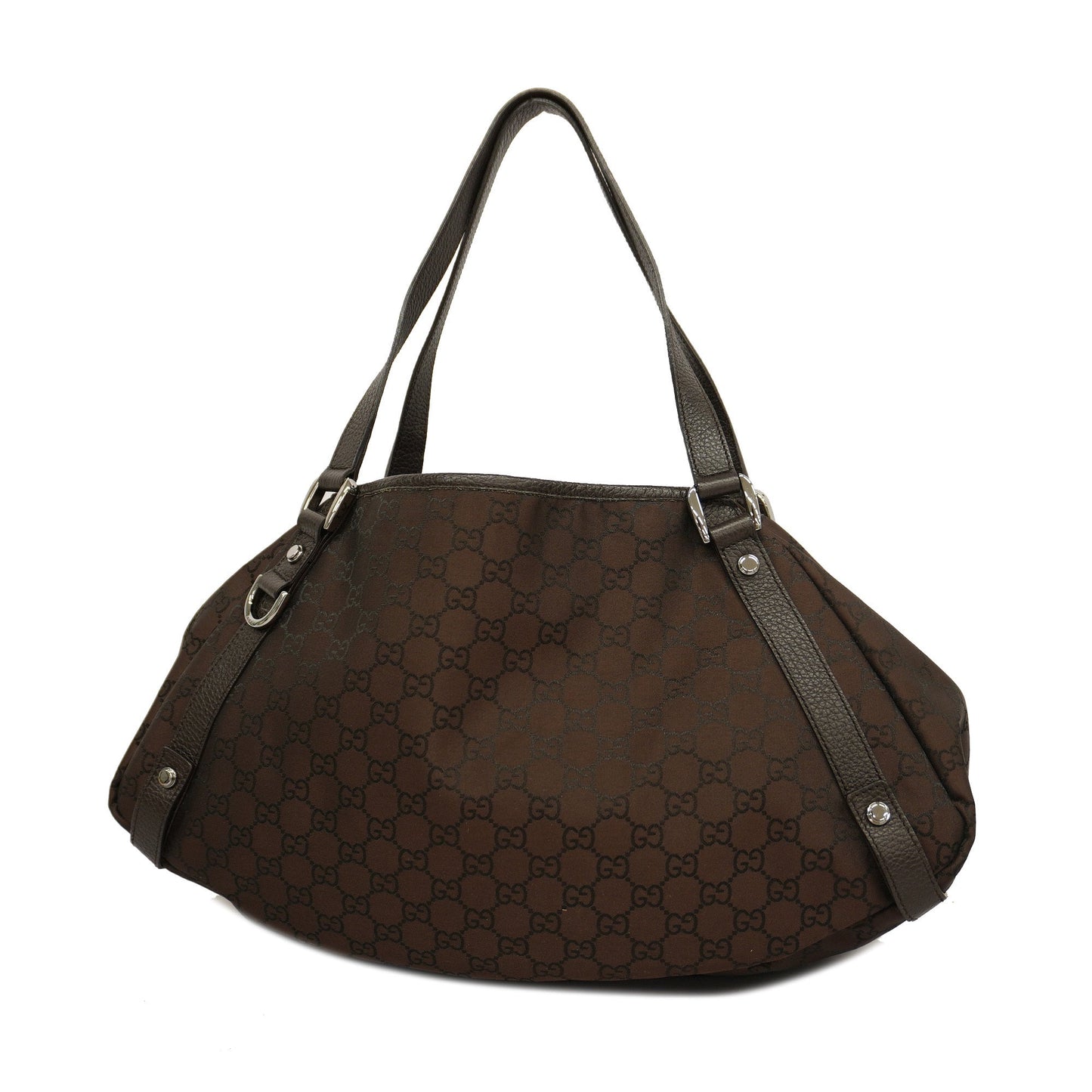 Gucci  Shoulder Bag GG Nylon 143743 Women's Nylon Brown
