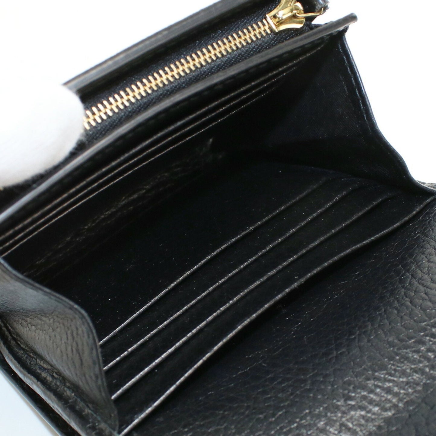 GUCCI Medium GG Marmont 598587 17WAG 1283 Bifold Wallet PVC Ladies
