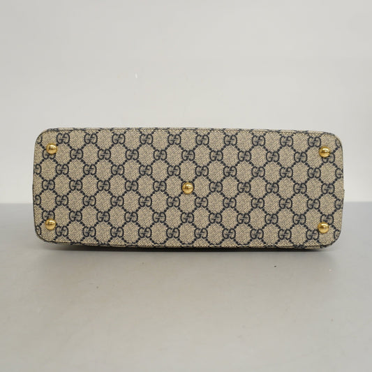 Gucci  2way Bag 409534 Women's GG Supreme HandBag,Shoulder Bag Navy,Red