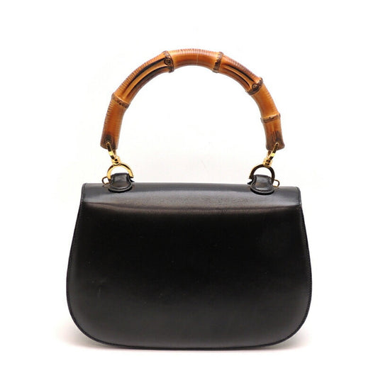 Gucci Bamboo Turnlock Ladies Handbag 000.926.0633 Calf Noir