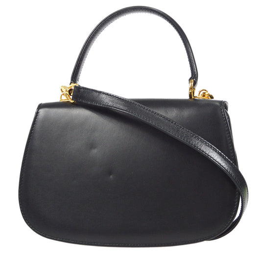 Gucci Lady Lock 2way Shoulder Handbag Black 17843
