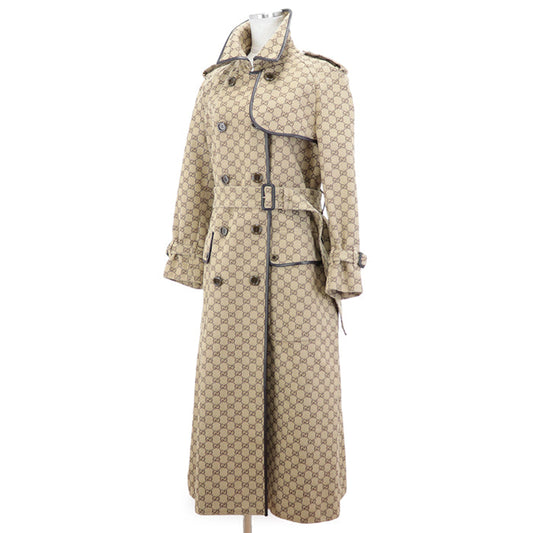 GUCCI coat cotton Beige, Brown 648997 Z8AMP 38
