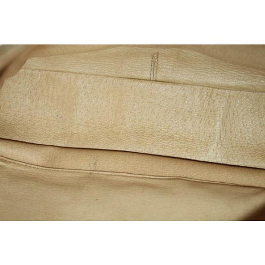 Gucci Jackie Micro Square Guccissima Print Suede Bamboo Top Handle Brown Shoulder Bag