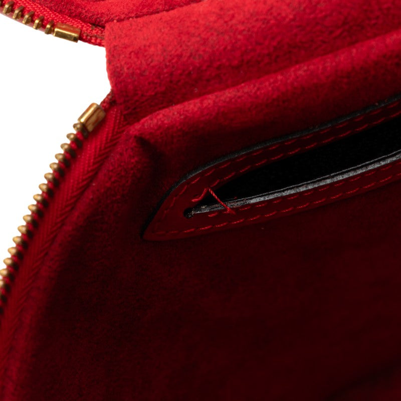Louis Vuitton Epi Canyon Handbag Vanity Bag M48037 Castilian Red Leather  Louis Vuitton