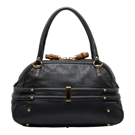 Gucci Leather Bamboo Handbag