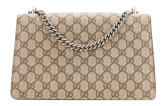 (WMNS) Gucci [Dionysus] Small GG Shoulder Bag Beige/Ebony 400249-KHNRN-8642