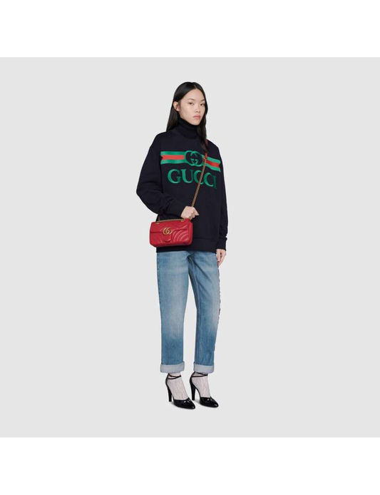 Gucci GG Marmont Series Quilted Mini Shoulder Bag
