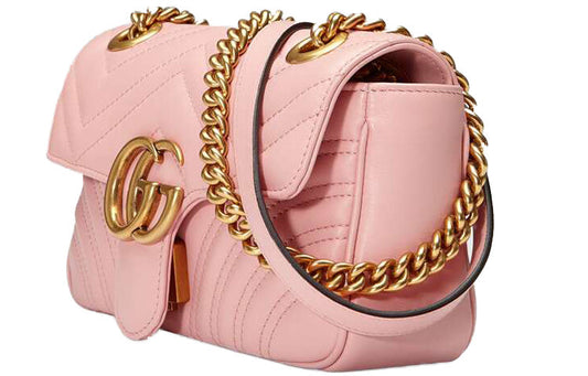 (WMNS) GUCCI GG Marmont Mini-Sized Single-Shoulder Bag Pink 446744-DTDIT-5909