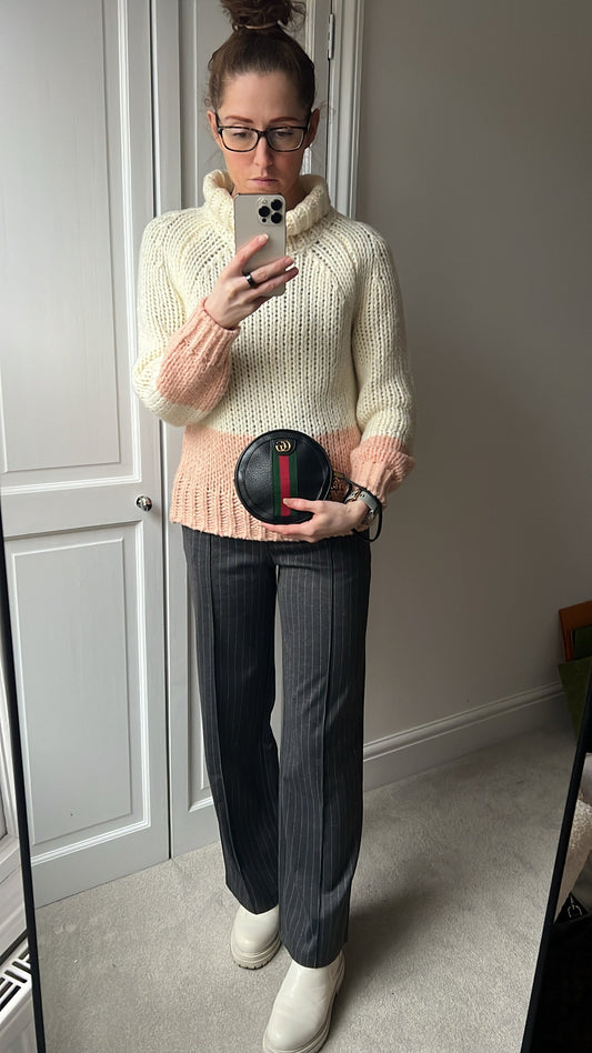 Gucci GG Round Black Ophidia Clutch