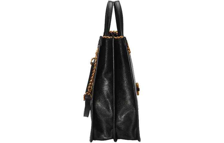 (WMNS) GUCCI 1955 Button Tote hand Bag Single Shoulder Bag Middle Black 621144-1U10G-1000