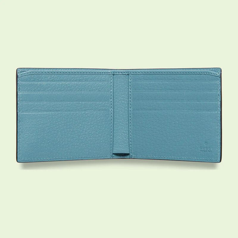 Gucci GG Marmont Card Case Wallet in Blue