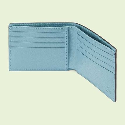 Gucci GG Marmont Card Case Wallet in Blue