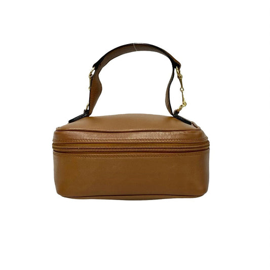 GUCCI Handbag leather Brown