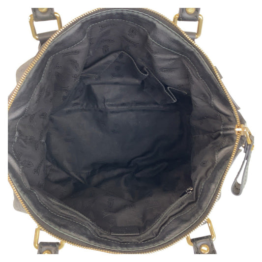 GUCCI Handbag 247902 leather Black GoldMetal Handbag Shoulder Bag 2way Guccisima Sukey Women Used