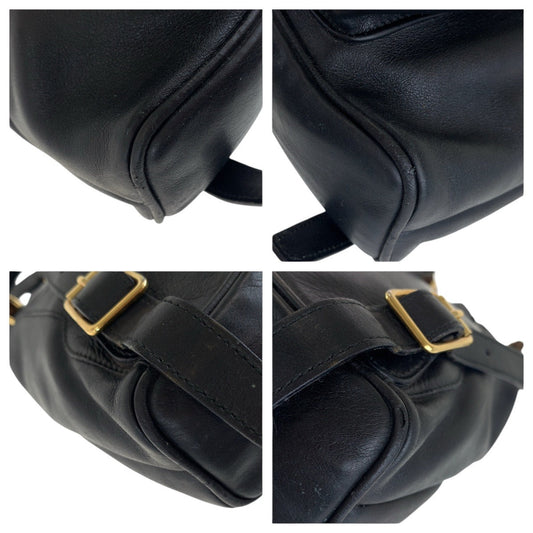 GUCCI Backpack 003 3444 0030 leather black Backpacks & Daypacks Backpacks Bamboo Women Used