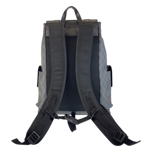GUCCI Backpack 495563 GG Supreme Canvas black Sherry line