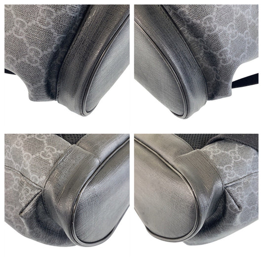 GUCCI Backpack 495563 GG Supreme Canvas black Sherry line