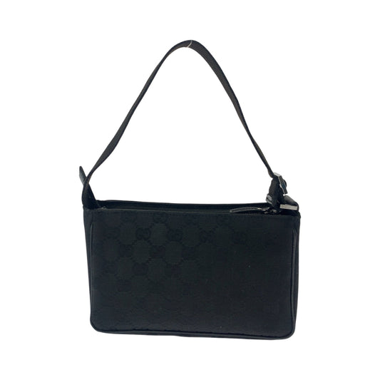 GUCCI Handbag 106644 GG canvas Black SilverMetal