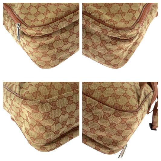 GUCCI Backpack 536724 GG canvas Brown New york yankees