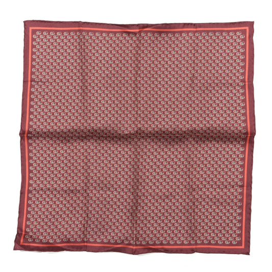 Gucci GG Monogram Hearts Pocket Square in Red