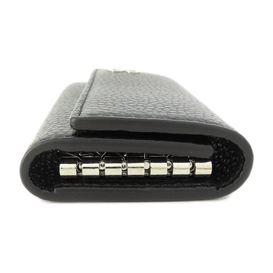 GUCCI Key case Key holder  473924 leather black logo