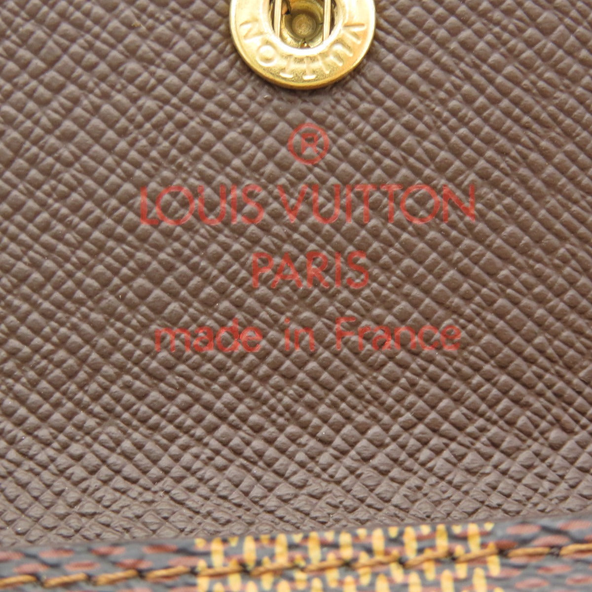LOUIS VUITTON Coin case N62925 Damier canvas Brown Ludlow Damier Ebene Women Used